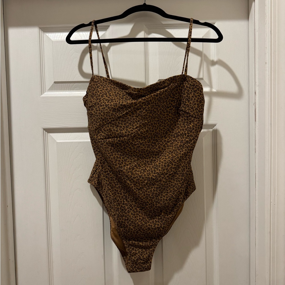 Leopard Print Bathing Suit-Size 14 new with tags